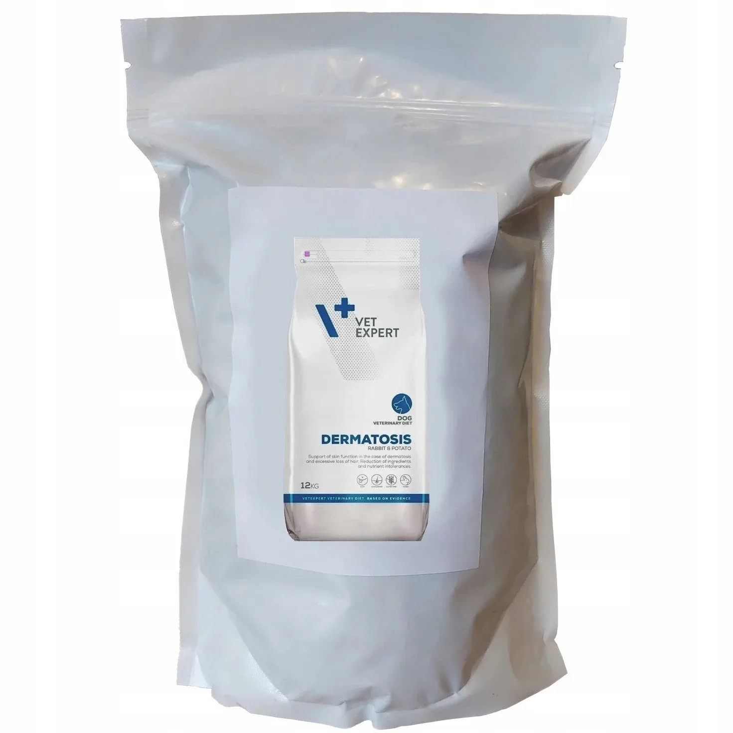 4T VetExpert Dermatosis Rabbit na alergię pokarmową 2 x 1 kg PRÓBKA NA WAGĘ - Image 2