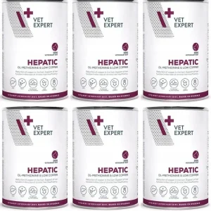 4T VetExpert Dog Hepatic puszki 6 x 400 g
