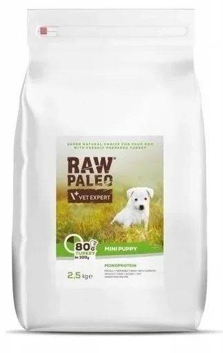 4T VetExpert Raw Paleo Mini Size Puppy 1 kg NA WAGĘ - Image 2