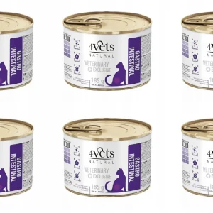 4Vets Natural Cat Gastro Intestinal 6 x 185g