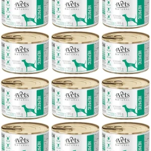 4Vets Natural Dog Hepatic 12 x 185 g