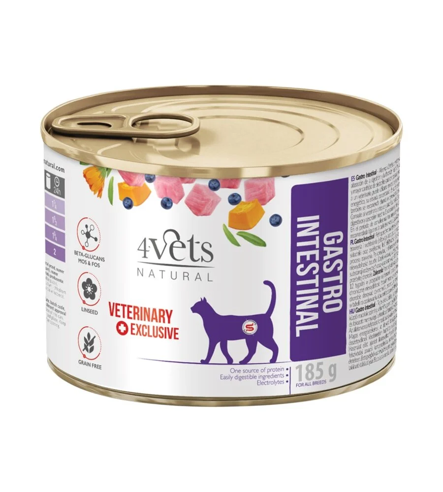 4VETS NATURAL – Gastro Intenstinal Cat 185g