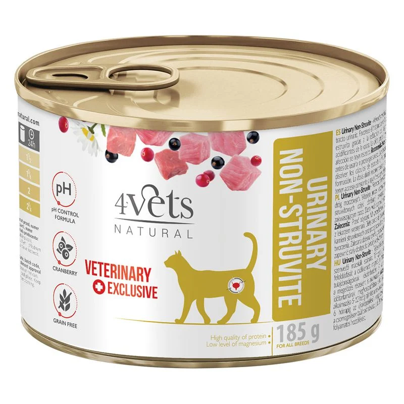 4VETS NATURAL – Urinary No Struvit Cat 185g