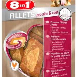 8in1 Fillets Pro Skin & Coat – przekąska dla zdrowej skóry 80g