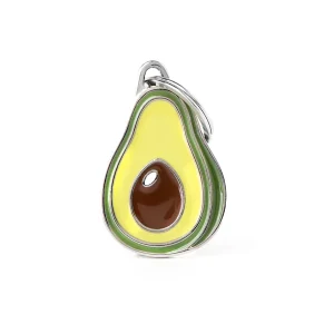 Adres贸wka dla psa lub kota z grawerem Avocado