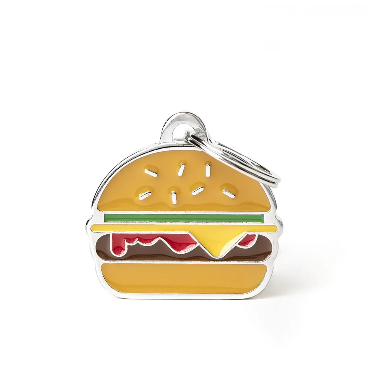 Adres贸wka dla psa lub kota z grawerem Burger