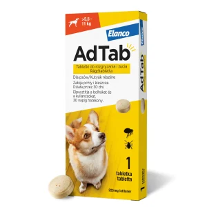 ADTAB DLA PSA 5.5-11kg /1szt TABLETKI NA KLESZCZE I PCHŁY