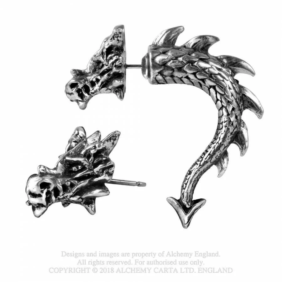 ALCHEMY Kolczyk smok (tor dragon)