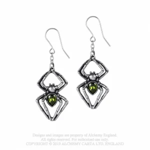 ALCHEMY Kolczyki szmaragdowy jad (emerald venom)