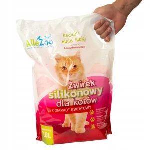 ALLEZOO Żwirek silikonowy Compact Kwiatowy 7,6L