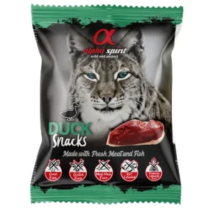 ALPHA SPIRIT Przysmak kostka dla kotów kaczka [J21 1] 50g