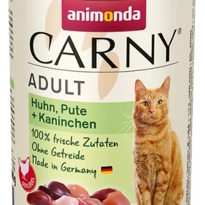 Animonda Carny Adult Kurczak + Indyk + Królik puszka 400g