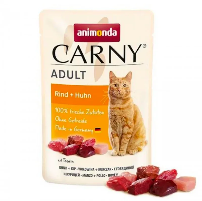 ANIMONDA Carny Adult Wołowina, kurczak 85g