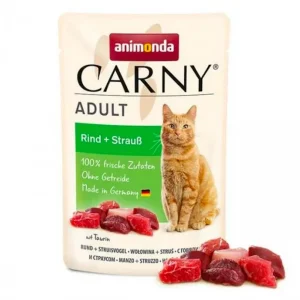 ANIMONDA Carny Adult Wołowina, struś 85g