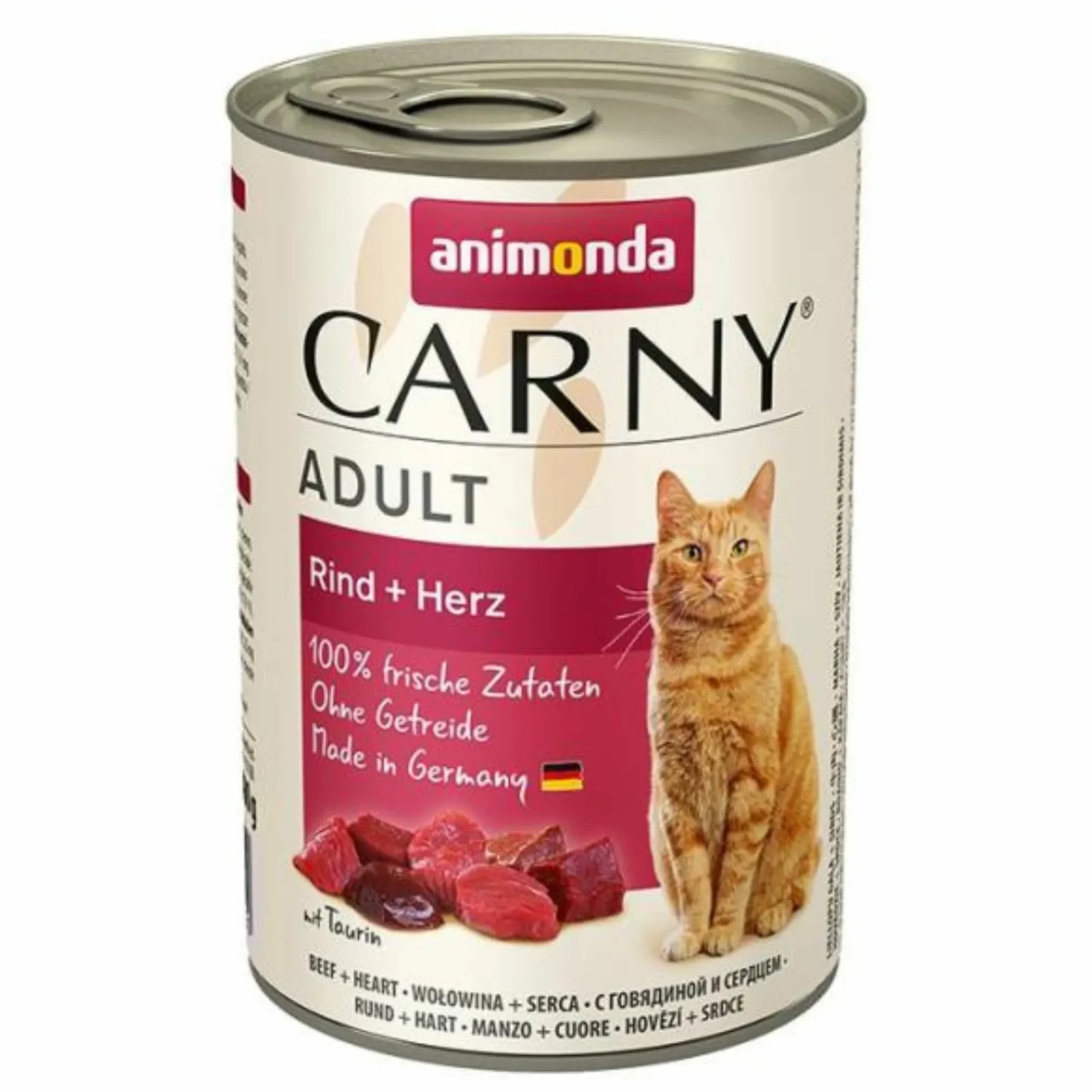 ANIMONDA Carny Adult Wołowina z Sercami 400g