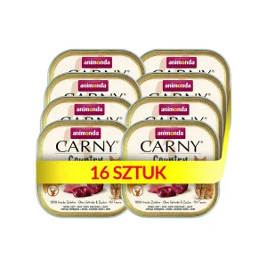 ANIMONDA Carny Country Adult Indyk, Wołowina i Jeleń 16x100g