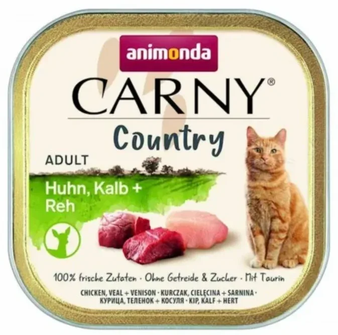ANIMONDA Carny Country Adult Kurczak, Cielęcina i Sarnina 100g