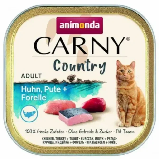 ANIMONDA Carny Country Adult Kurczak, Indyk i Pstrąg 100g