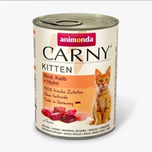 ANIMONDA Carny Kitten Cielęcina, Kurczak i Indyk 400g