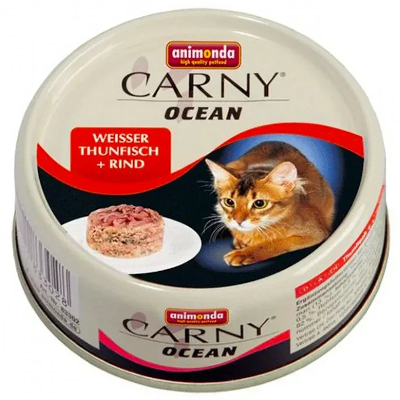 ANIMONDA Carny Ocean Biały tuńczyk i Wołowina 80g