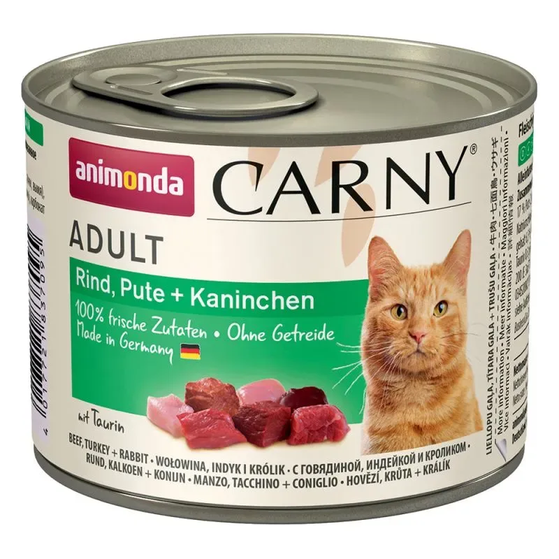 ANIMONDA Carny Wołowina, Indyk, Królik 200g