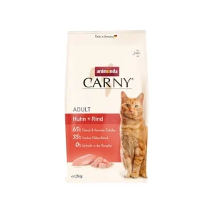 ANIMONDA Cat Carny Adult karma sucha dla kota Kurczak Wołowina 1,75kg