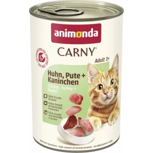 ANIMONDA Cat Carny Adult smak: kurczak, indyk, królik 400g