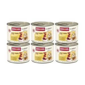 ANIMONDA Cat Carny Senior smak: kurczak z serem 6x200g