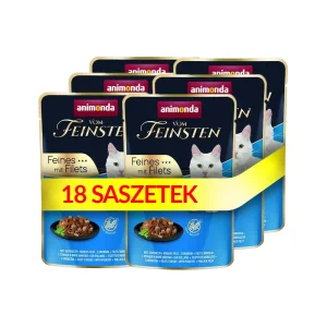 ANIMONDA Cat Vom Feinsten Adult Drób + filet z mintaja saszetka 18x85g