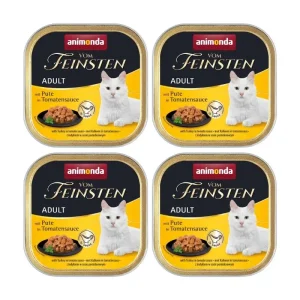 ANIMONDA Cat Vom Feinsten adult NoGrain Indyk w sosie pomidorowym 32x100g