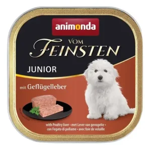 ANIMONDA Dog Vom Feinsten Junior smak: wątróbka drobiowa 150g