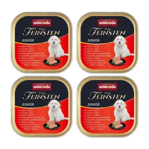 ANIMONDA Dog Vom Feinsten Junior smak: wołowina z drobiem 22x150g