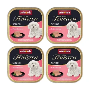 ANIMONDA Dog Vom Feinsten Senior smak: Serca Indyka 22x150g