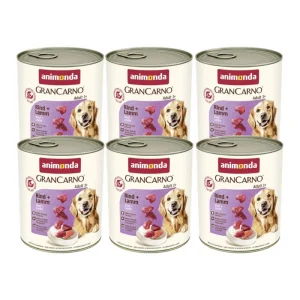 ANIMONDA GranCarno Adult Dog smak: Wołowina + jagnięcina 6 x 800g