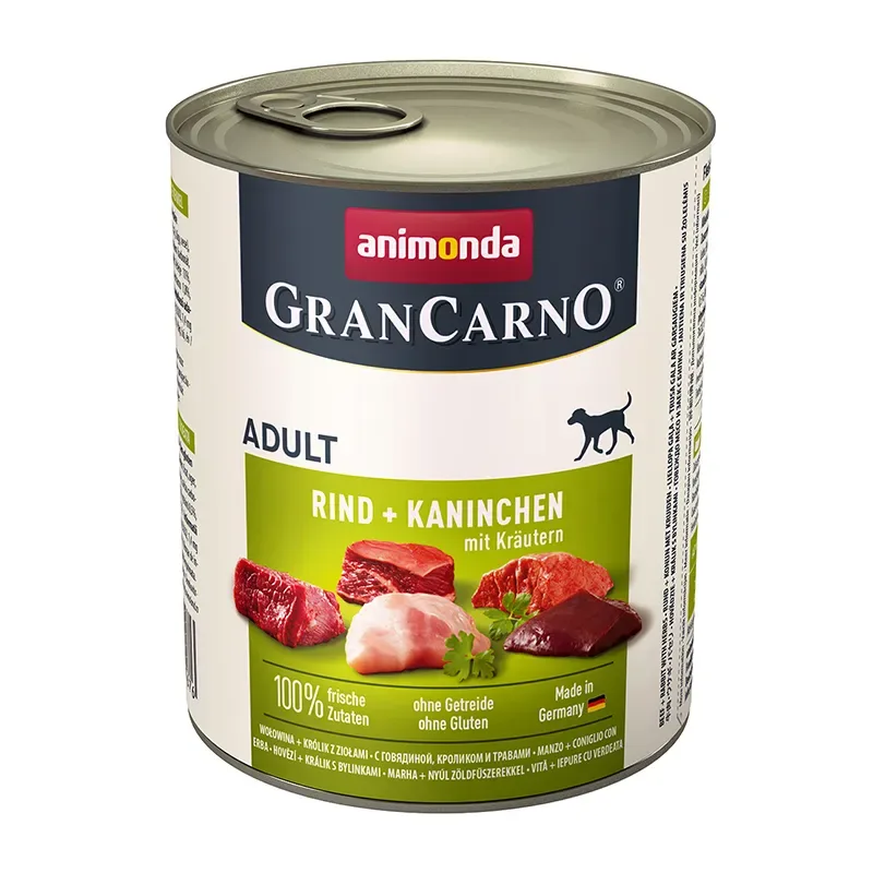 ANIMONDA GranCarno Adult Królik i zioła 800g