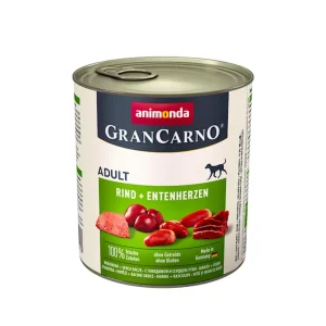 ANIMONDA GranCarno Adult Wołowina i Serca kacze 800g