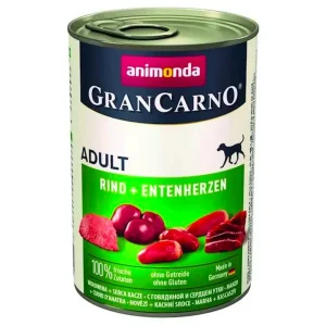 ANIMONDA GranCarno Adult wołowina serca kacze 400g