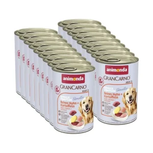 ANIMONDA GranCarno Sensitiv Adult Dog smak: Kurczak + ziemniaki 18x400g
