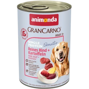 ANIMONDA GranCarno Sensitiv Adult Dog smak: Wołowina, Ziemniaki 400g