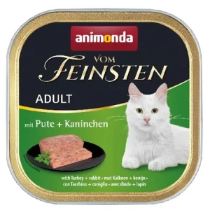 ANIMONDA KOT 100g V.FEINSTEN INDYK, KRÓLIK tacka/32