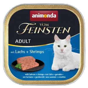 ANIMONDA KOT 100g V.FEINSTEN ŁOSOŚ , KREWETKI tacka/32