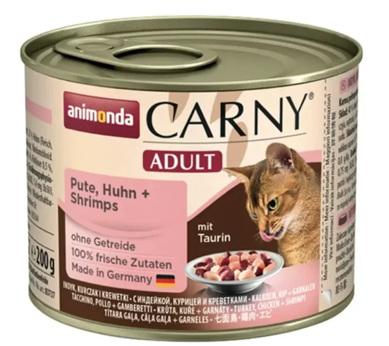 ANIMONDA kot Carny Adult Kurczak, indyk, krewetki 200g