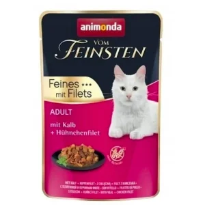 ANIMONDA kot Vom Feinsten Adult Cielęcina, filet z kurczaka 85g