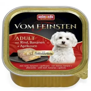ANIMONDA pies Vom Feinsten Wołowina, banan i morele 150g