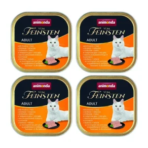 ANIMONDA Vom Feinsten Adult Cat smak: z drobiem i cielęciną 32x100g SUPER CENA