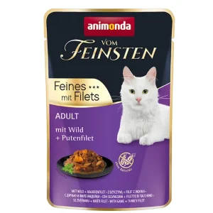 ANIMONDA Vom Feinsten Adult Dziczyzna, filet z indyka 85g