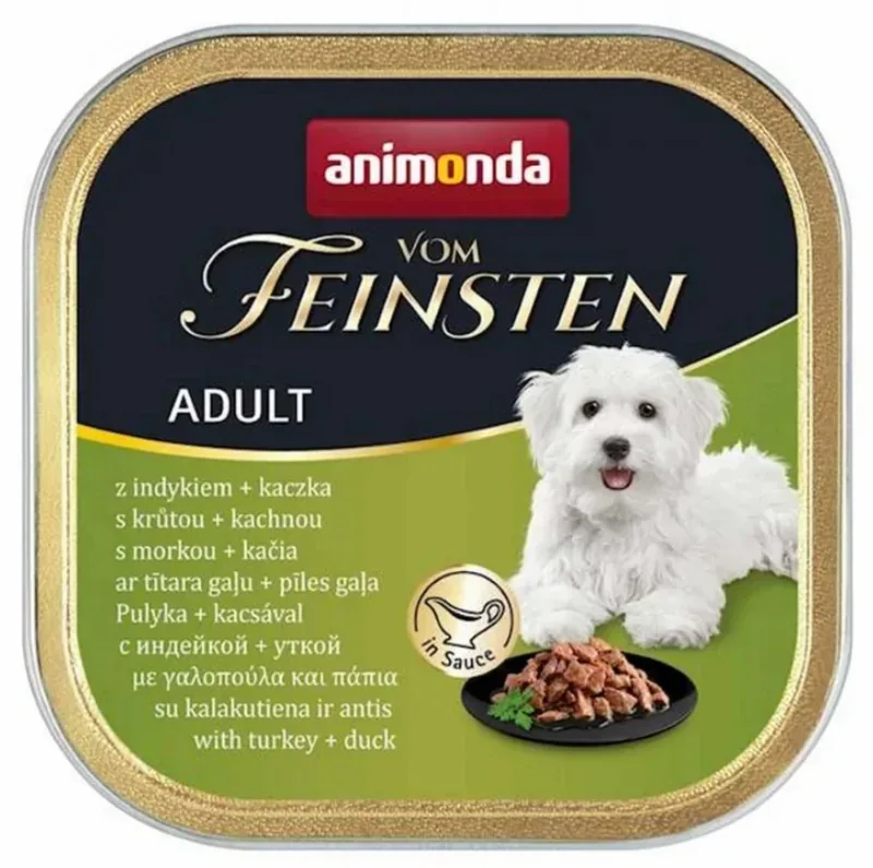 ANIMONDA Vom Feinsten Adult Indyk, Kaczka w sosie 150g
