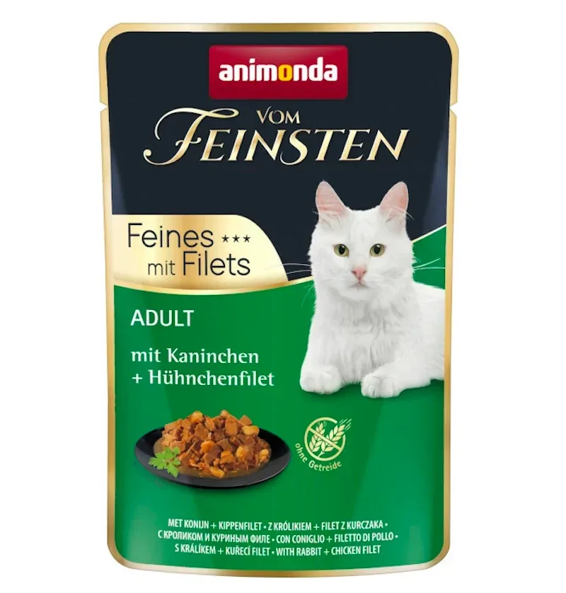ANIMONDA Vom Feinsten Adult Królik, filet z kurczaka 85g