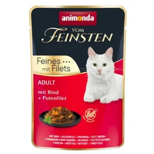 ANIMONDA Vom Feinsten Adult Wołowina, filet z indyka 85g