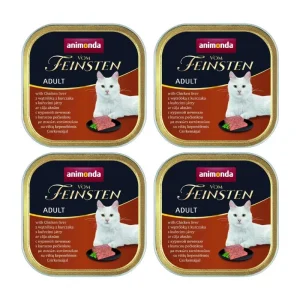 ANIMONDA Vom Feinsten Classic Cat smak: z wątróbką drobiową 32x100g